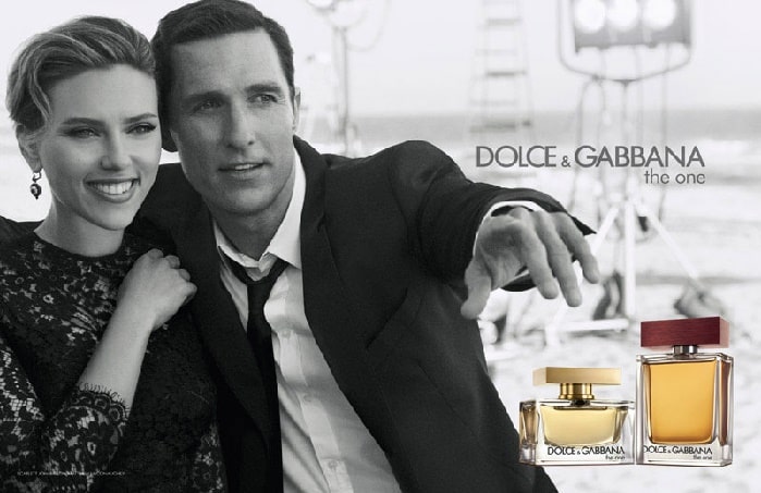 Matthew and Scarlett in the ad of Dolce & Gabbana